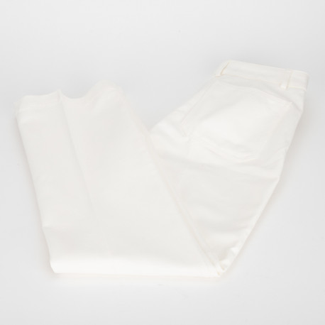 Carolina Herrera Spodnie białe w kant