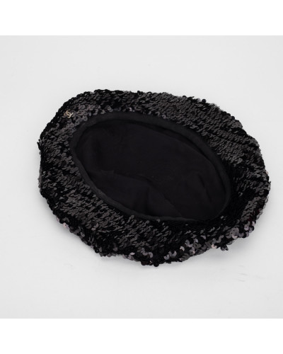 Chanel  Nakrycie głowy cekinowy beret