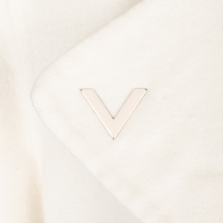 Valentino kremowy płaszcz