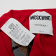Moschino Sweter czerwony z misiem