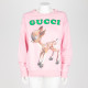 Gucci Bluza różowa z jelonkiem