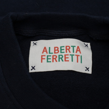 Alberta Feretti Bluza granatowa Alitalia