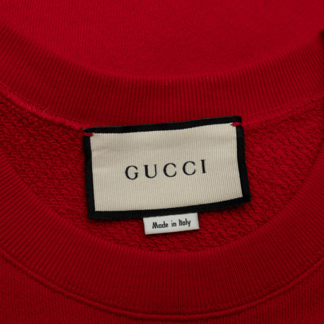 Gucci Bluza czerwona z pieskiem