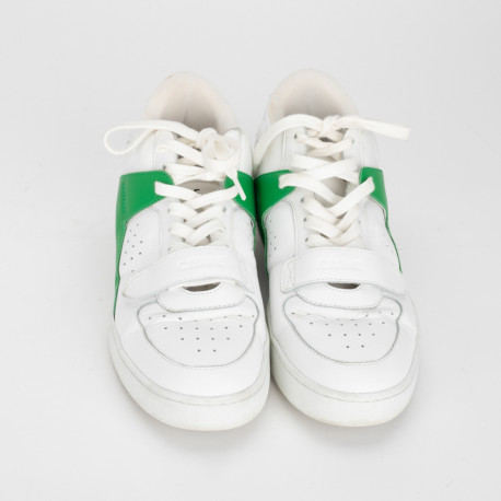 Celine Buty sportowe biało-zielone
