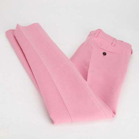 Valentino Ubranie różowe materiałowe spodnie
