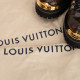 Louis Vuitton Buty brązowe botki w monogram