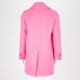 Pinko  płaszcz różowy