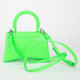 Balenciaga Torby zielona torebka z paskiem Hourglass