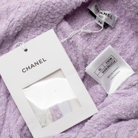 Chanel  Ubranie fioletowa sukienka