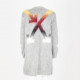 Off-White Sweter szary z logo X