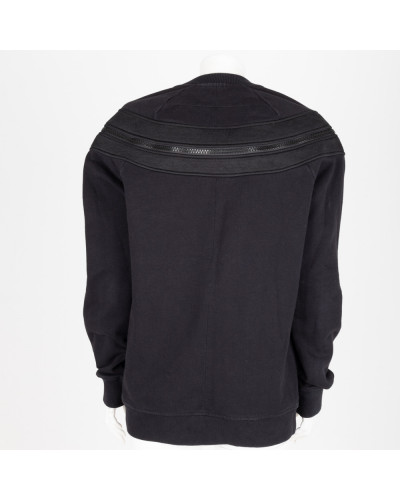 Givenchy Ubranie czarna bluza z suwakami