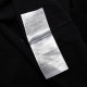 Valentino Ubranie czarny T-shirt z nadrukiem