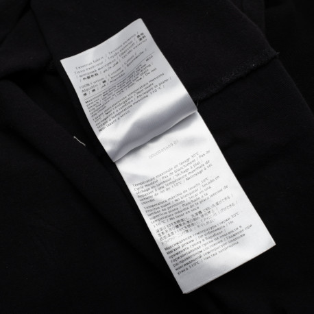 Valentino Ubranie czarny T-shirt z nadrukiem