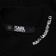 Karl Lagerfeld  Sweter czrany z golfem