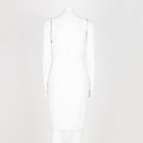 LA PERLA Sukienka biała