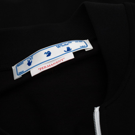 Off-White Bluza czarna z logo