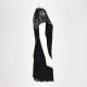 Ralph Lauren Sukienka czarna ażurowa