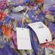 Zimmermann Sukienka długa fioletowa w kwiaty