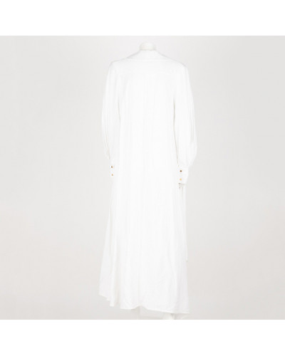Jacquemus Ubranie sukienka koszulowa biała długa
