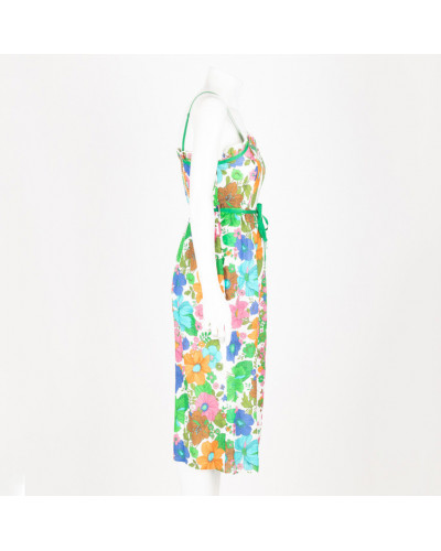 Zimmermann Ubranie długa sukienka w kwiaty kolorowe