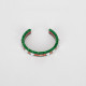 Gucci Biżuteria bransoletka zielono-czerwona z kryształkami