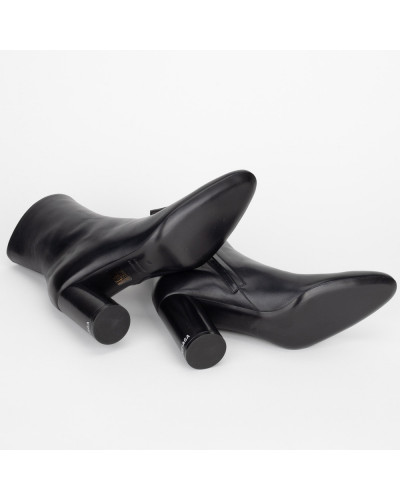 Balenciaga Buty czarne botki z logo