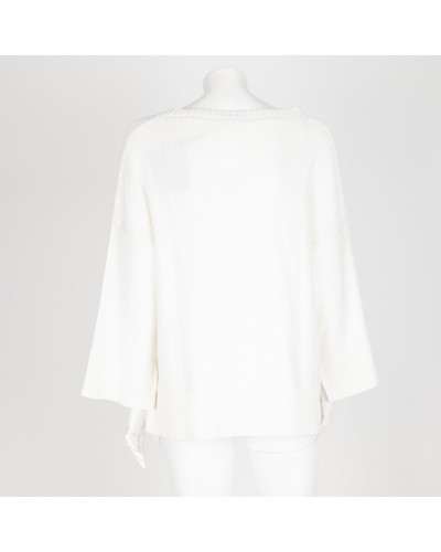 Marella Ubranie biały sweterek