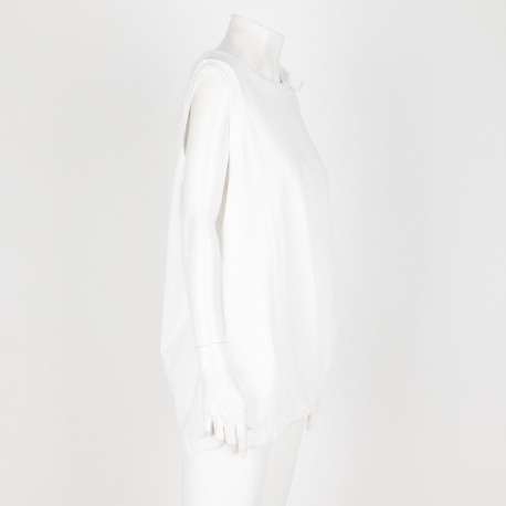 Max Mara Ubranie biała bluzka z wiązaniami