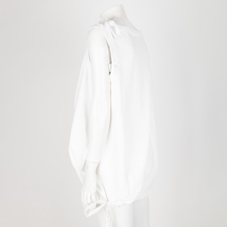 Max Mara Ubranie biała bluzka z wiązaniami