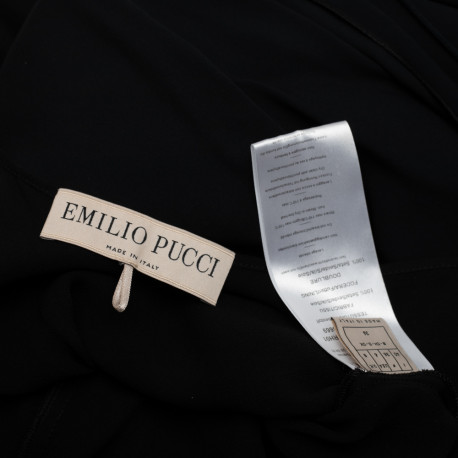 Emilio Pucci Sukienka czarna długa