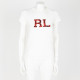 Ralph Lauren Ubranie biały t-shirt z logo rozm. XXS