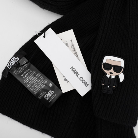 Karl Lagerfeld  Szalik czarny z logo