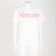 Versace T-shirt biały z neonowym logo