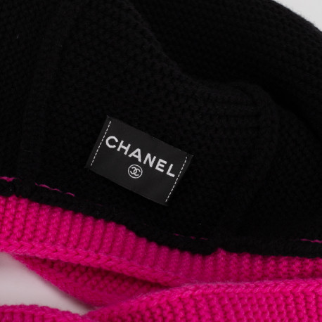 Chanel  czapka czarna