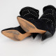 Isabel Marant Buty czarne botki na obcasie z jetami