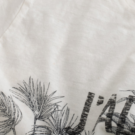 Dior T-shirt biały Mykonos, mała plamka