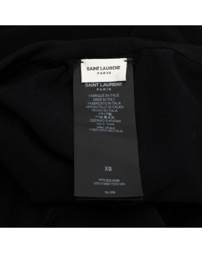 Saint Laurent  Ubranie czarny kombinezon na długi rękaw