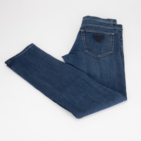 Prada Ubranie ciemne jeansowe spodnie