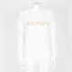 Balmain Bluza biała z logo
