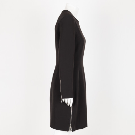 Moschino Ubranie sukienka czarna z zamkami