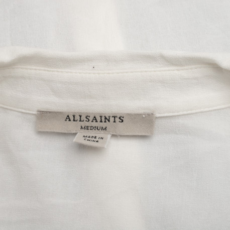 All Saints Ubranie białe koszula