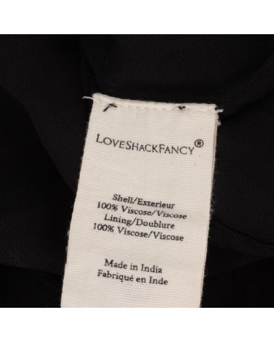 Love Shack Fancy  Ubranie czarna sukienka