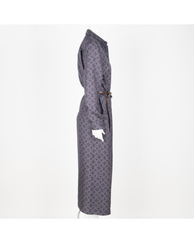 Louis Vuitton Ubranie sukienka w monogram z paskiem