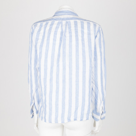 Ralph Lauren Ubranie koszula biała w niebieskie paski