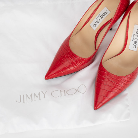Jimmy Choo Buty czerwone szpilki