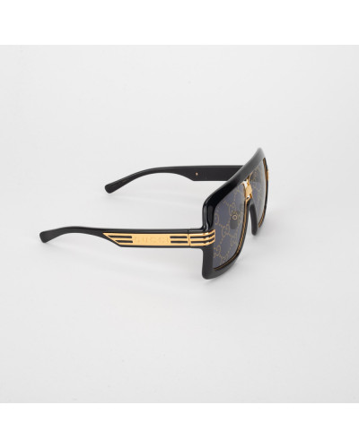 Gucci Okulary przeciwsłoneczne z logo na szkłach