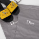 Dior Klapki Dior Tarot żółte