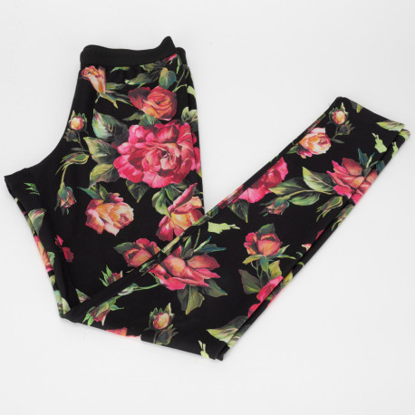 Dolce & Gabbana Ubranie legginsy w róże