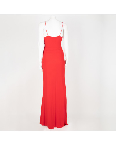 La Mania Ubranie czerwona sukienka na ramiączka