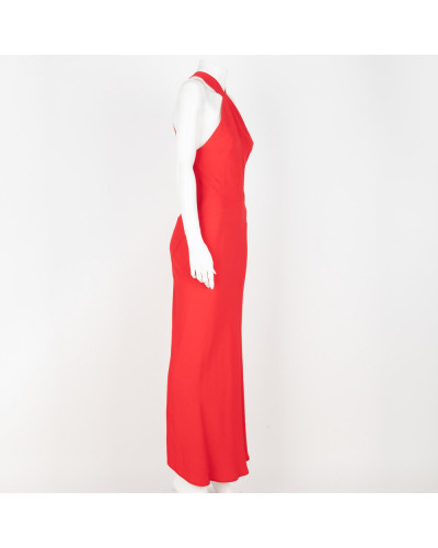 La Mania Ubranie czerwona sukienka długa